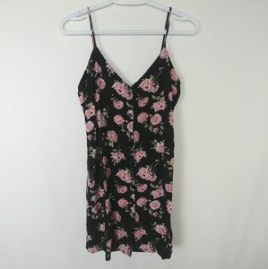 Floral print mini dress